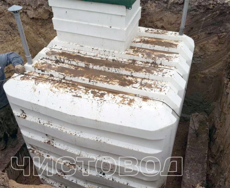 Монтаж пластикового погреба Чистовод фото 4