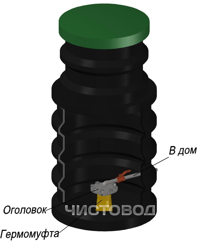 Кессон для скважины Чистовод-950