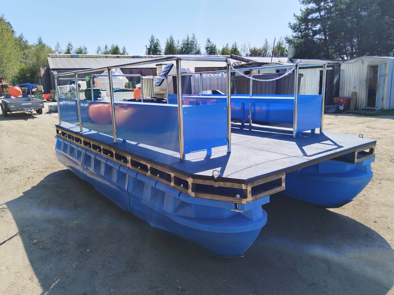 Основа для катамарана 2,4x4,5 м  Основа для катамарана 2,4x4,5 м  ⛲ — это Завод Чистовод, Минск — это септик автономной канализации «под ключ» в частном доме и на даче в Минске и по Беларуси, это канализация с гарантией, доставкой и рассрочкой  13 500  руб.