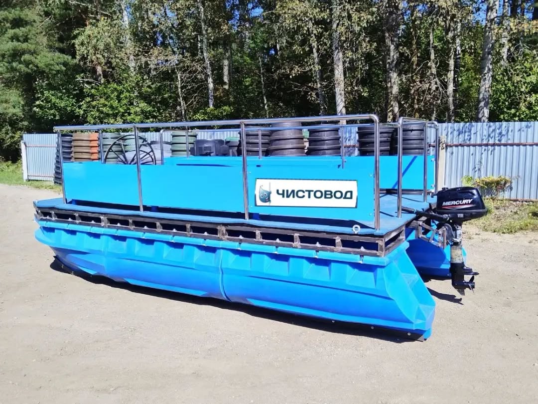 Катамаран из понтонов (поплавков) Чистовод нашего собственного производства  Наши  объекты   ⛲ — это Завод Чистовод, Минск — это септик автономной канализации «под ключ» в частном доме и на даче в Минске и по Беларуси, это канализация с гарантией, доставкой и рассрочкой